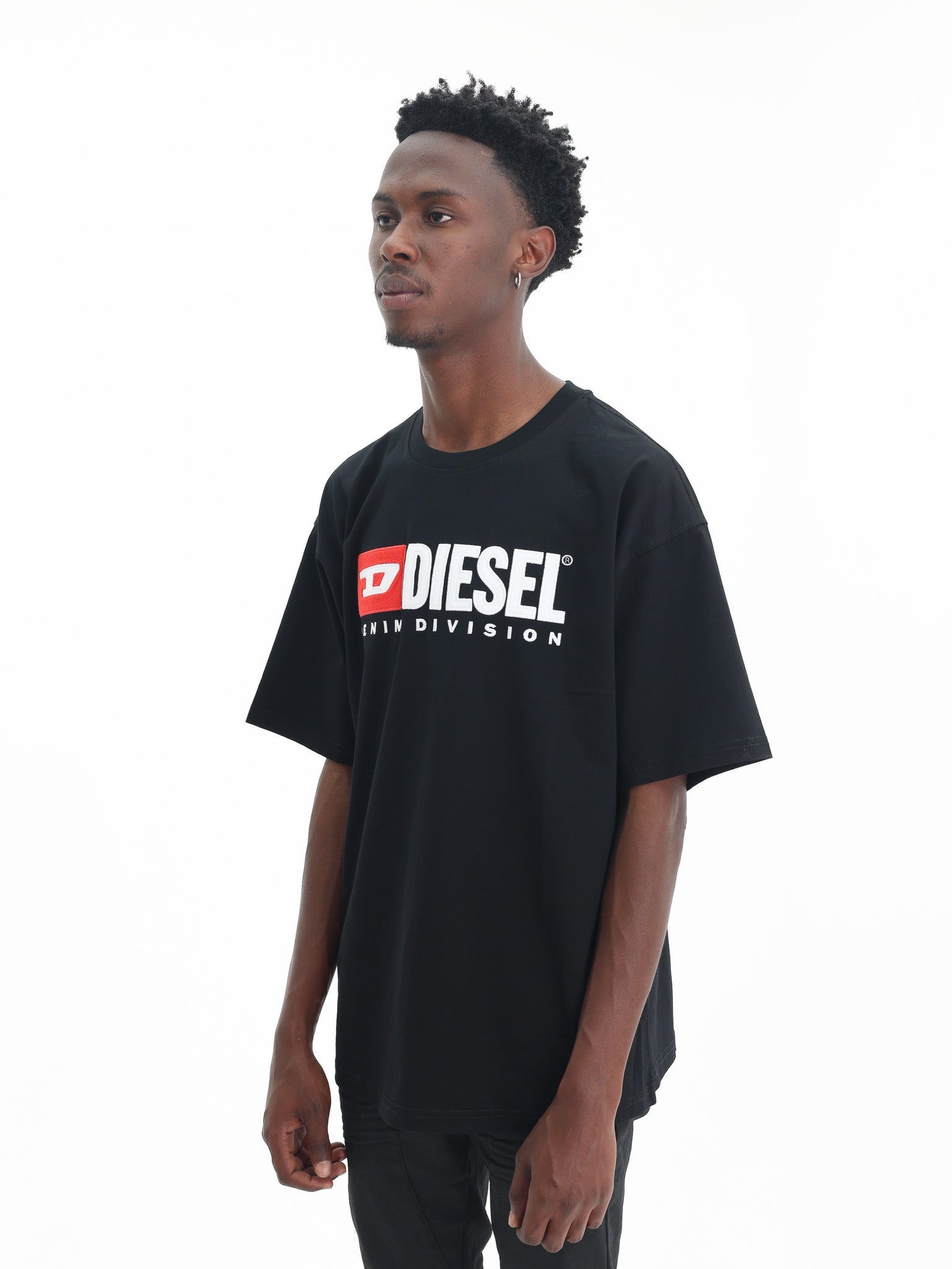 Diesel T-Shirt T-Boxt Div Relaxed Black